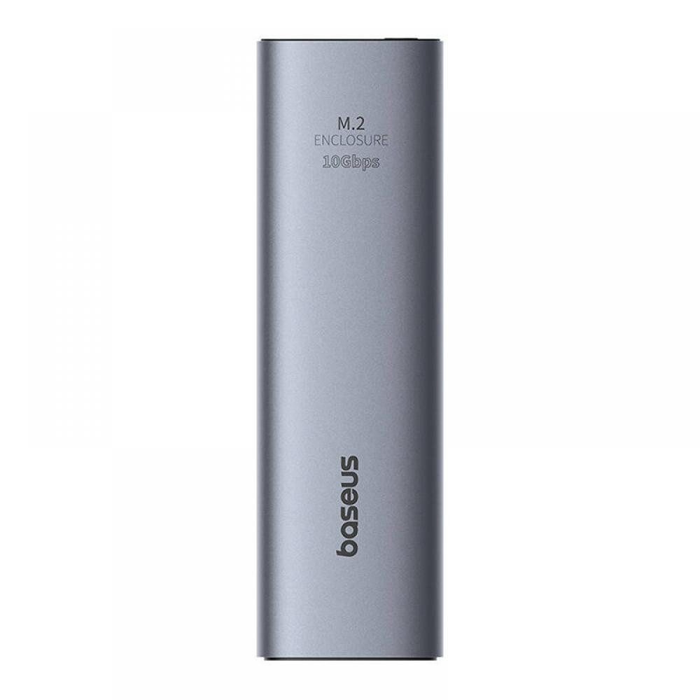 Festplatten-Gehäuse Baseus FlyJoy, externes M.2 NVMe Gehäuse, USB 3.2 Gen2, grau