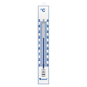 Lantelme Raumthermometer 5 Stück Zimmerthermometer 17cm weiß, 5-tlg., -30 bis 50 Grad Celsius