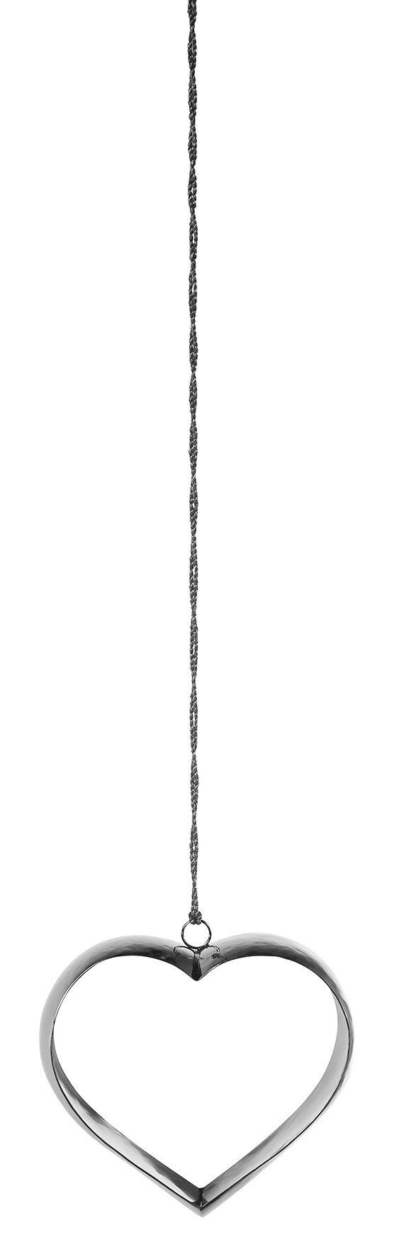 Fink Dekoobjekt ANYA Deko Herz - silber - Edelstahl - H. 15cm x B. 6cm - He günstig online kaufen