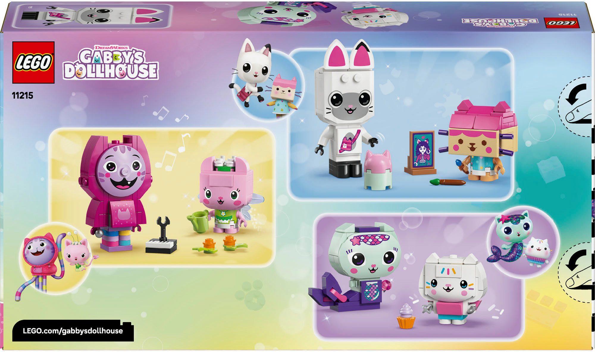 LEGO® Gabbys Katzenfreunde aus LEGO Steinen (11215), LEGO Gabby's Dollhouse günstig online kaufen