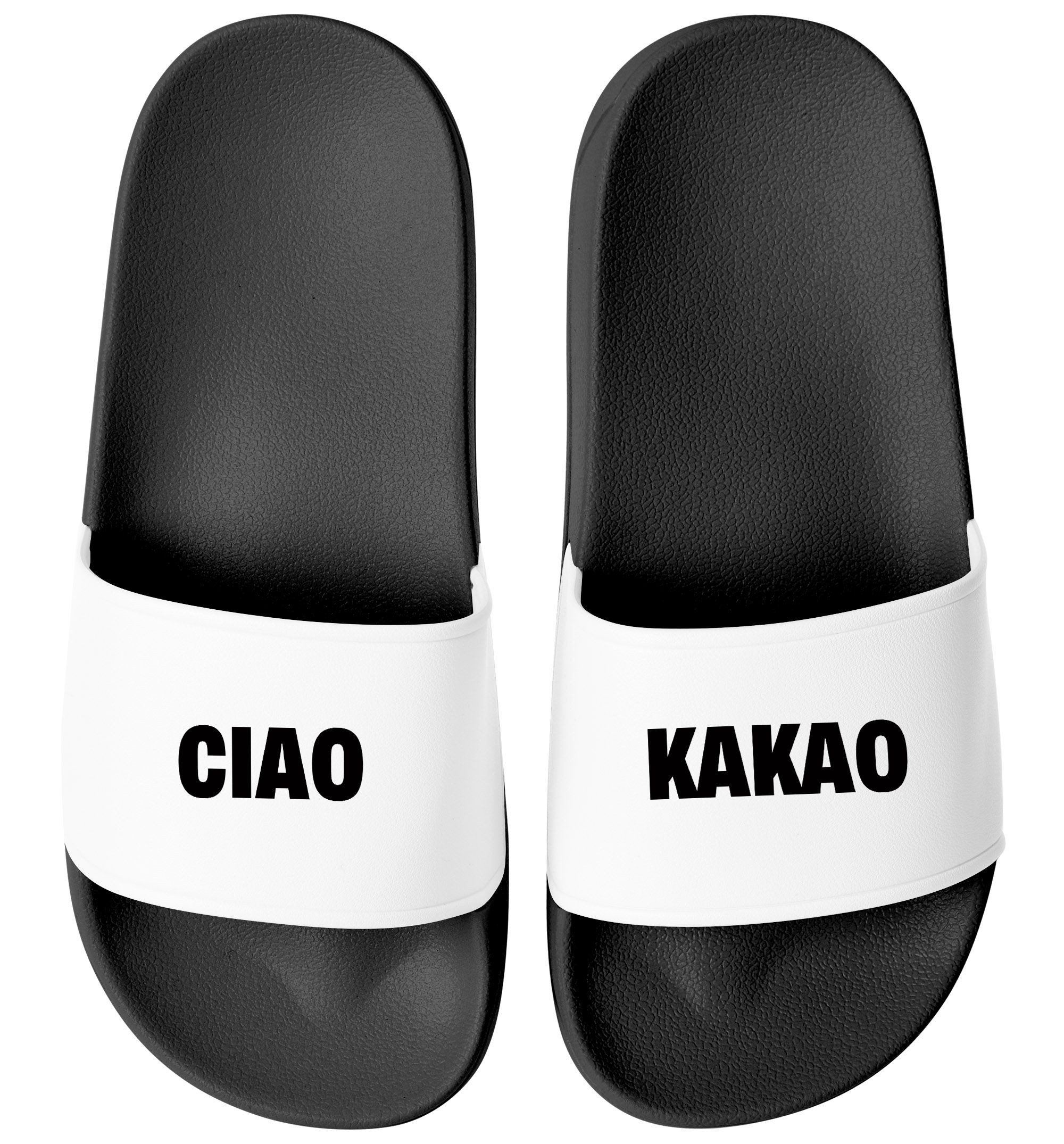 MoonWorks Badeschlappen mit Spruch Ciao Kakao günstig online kaufen