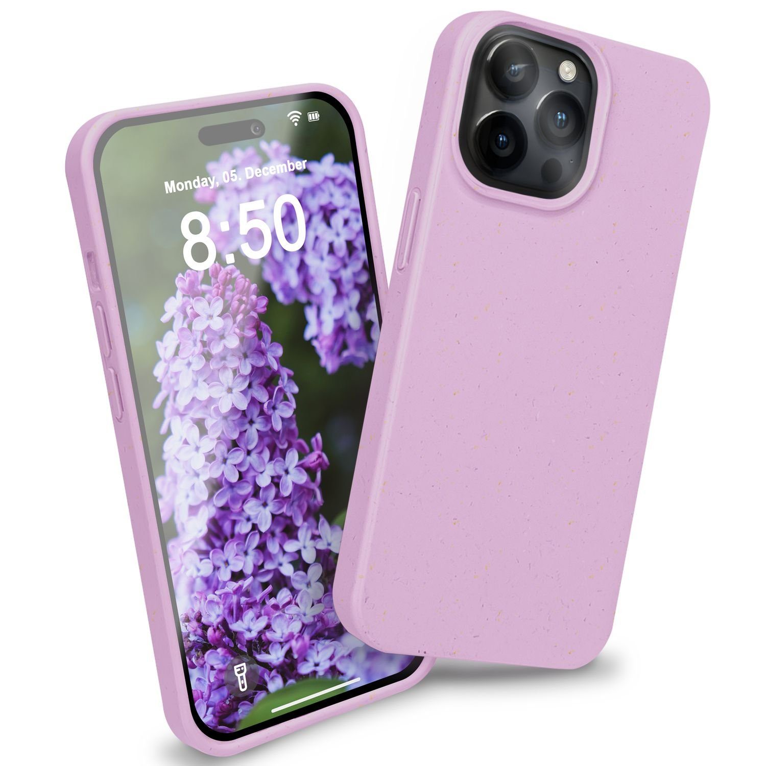 Nalia Smartphone-Hülle Apple iPhone 14 Pro 15,5 cm (6,1 Zoll), Nachhaltige Bio Hülle / Ökologisch / Umweltfreundlich / ohne Plastik