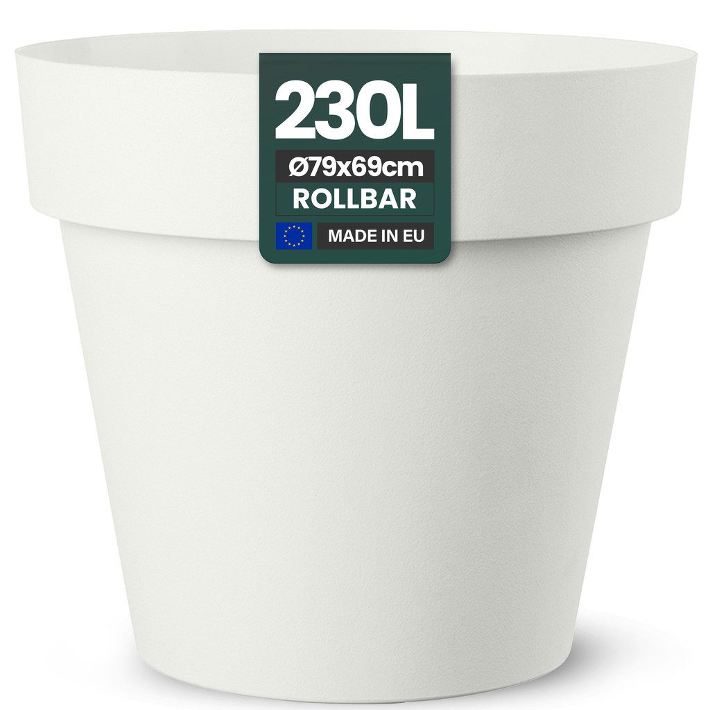 KreLeo Pflanzkübel Rollbarer XXL Pflanzkübel "LIKE" Ø 79 cm in verschiedenen Farben (1 St)