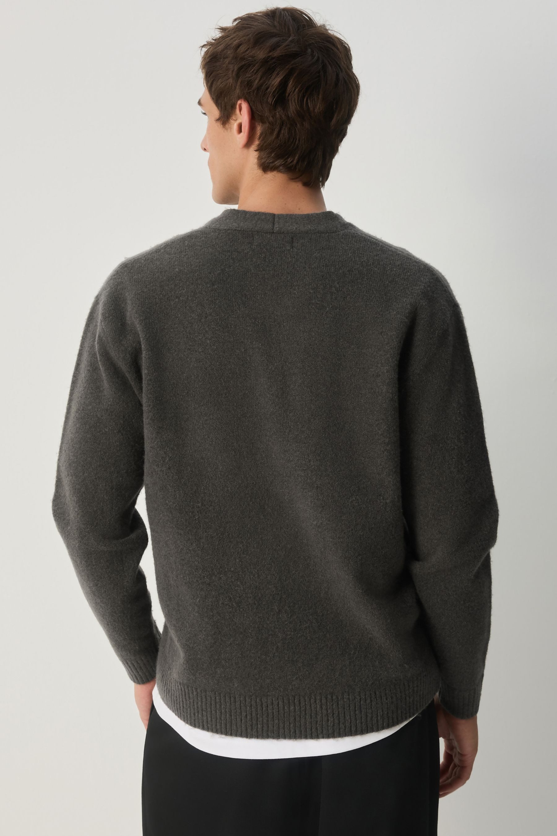 Next Strickjacke Relaxed Fit Kuschelige Strickjacke günstig online kaufen