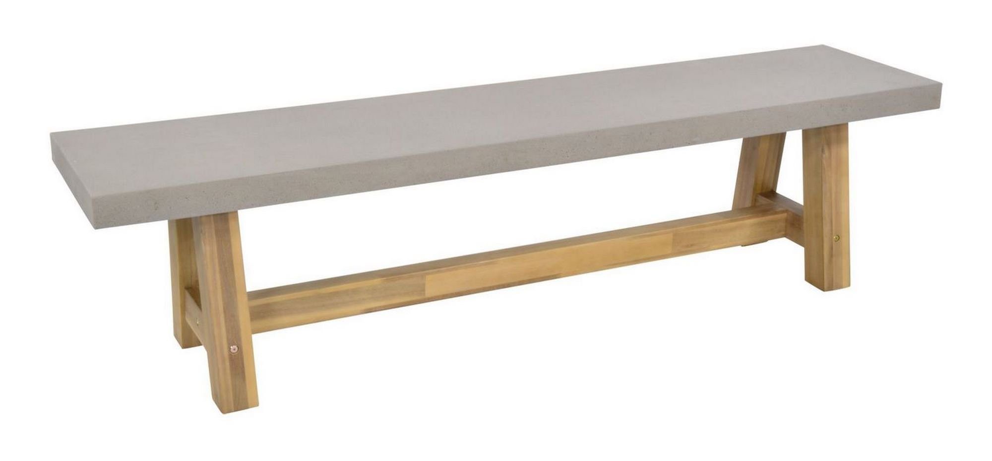 Lesli Living Gartenbank Lesli Living Gartenbank Bank "Judy" Betonoptik 180x40cm