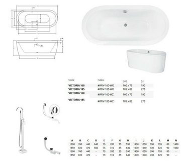JVmoebel Waschbecken, Modernes Design Freistehender Waschtisch Stand Badezimmer