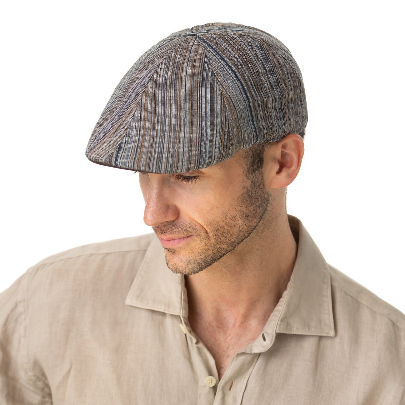 Lipodo Flat Cap (1-St) Flatcap Hinten geschlossen