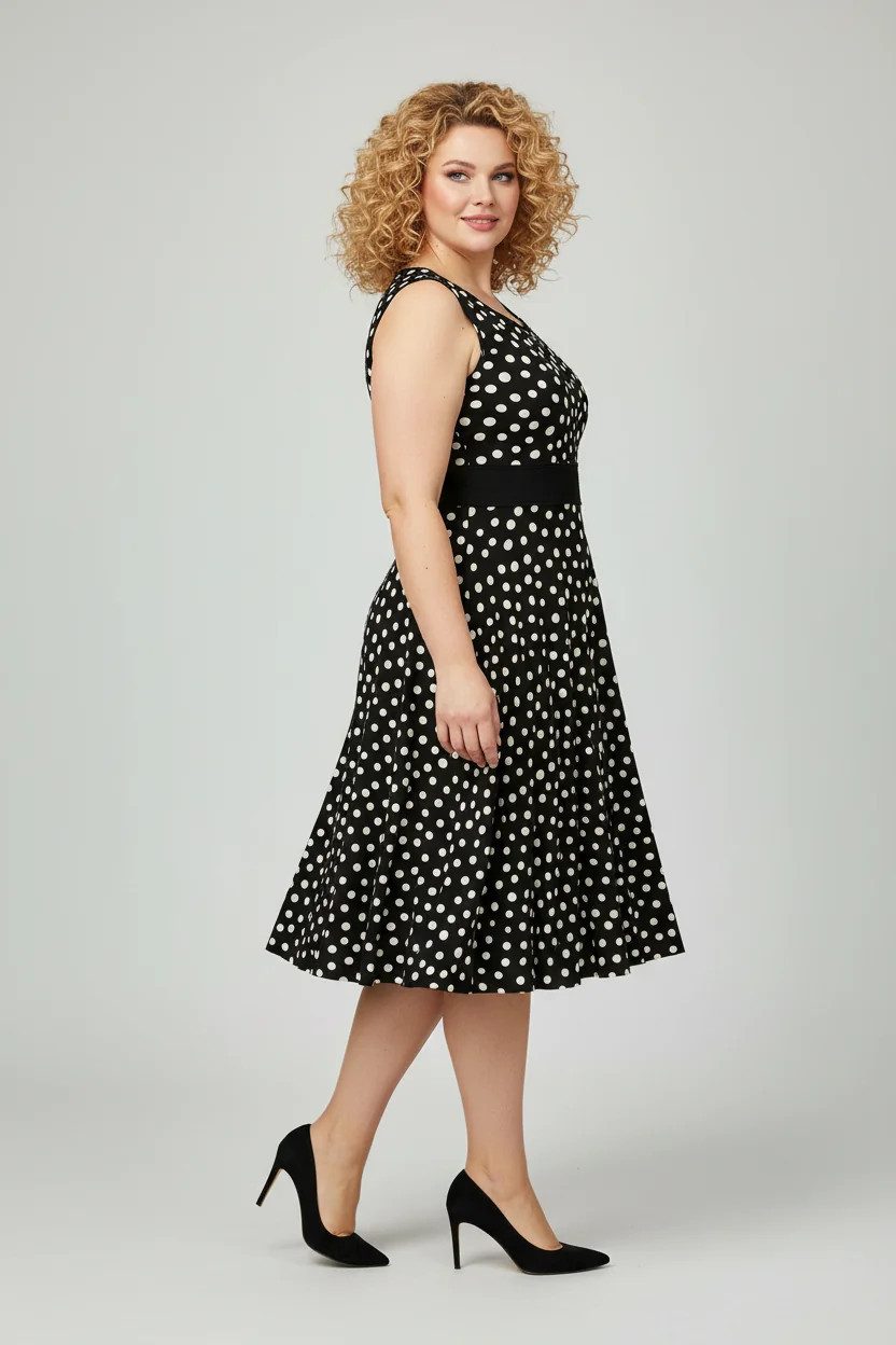 Shape of You Minikleid Gepunktetes Kleid