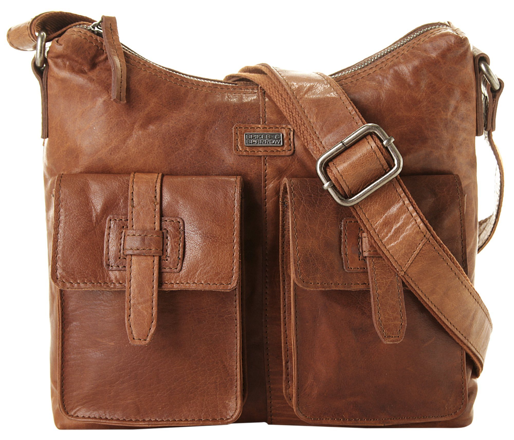 Spikes & Sparrow Umhängetasche, echt Leder günstig online kaufen