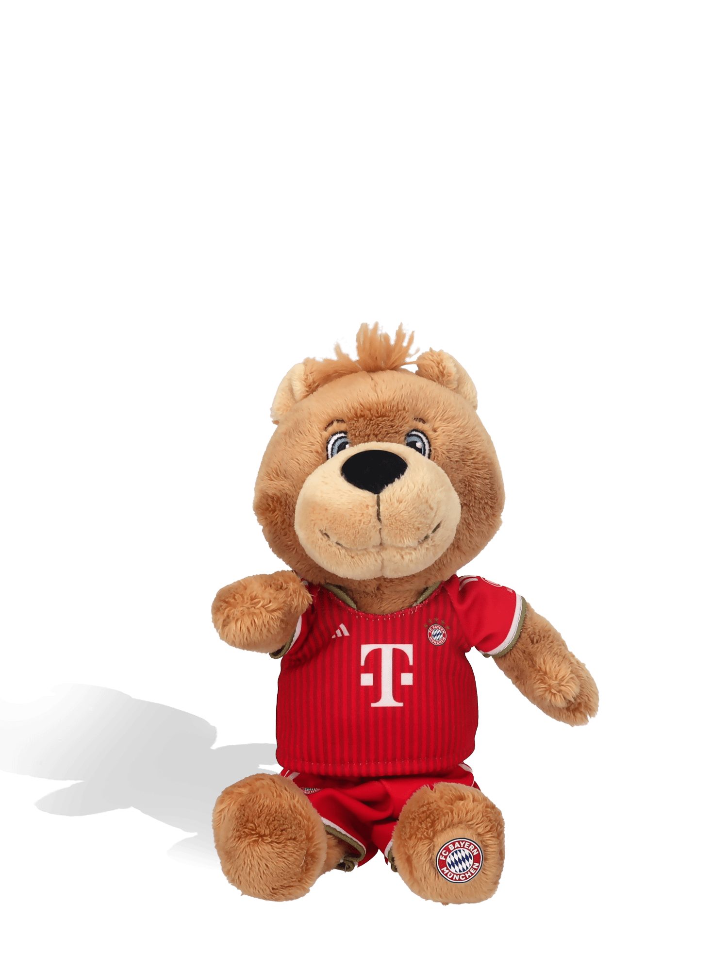 FC Bayern München Greifspielzeug FC Bayern München I Berni 20 cm mit Trikot der Saison I Maskottchen