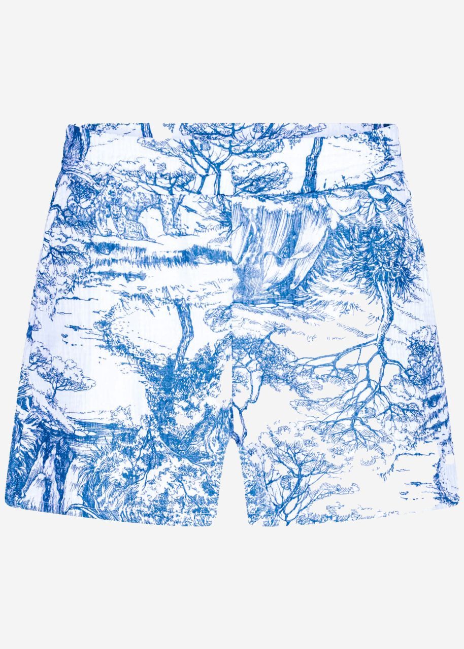 SASSYCLASSY Shorts Musselin Sommer Hose Damen günstig online kaufen