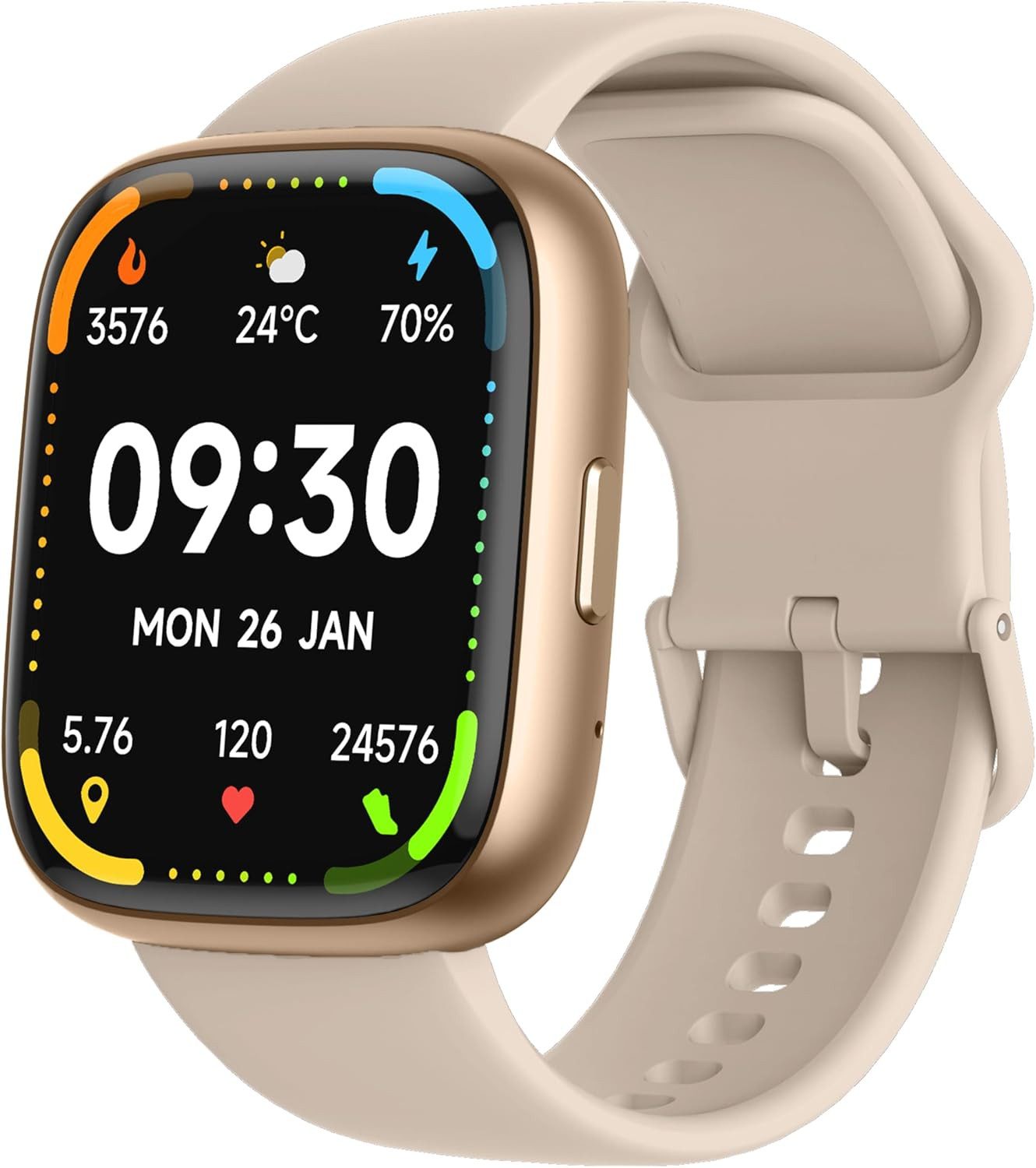 LODIMEKE IDW26 Smartwatch (3,4 cm, android ios), Herren Smartwatch mit 1.85" HD Display, Bluetooth und leichtem