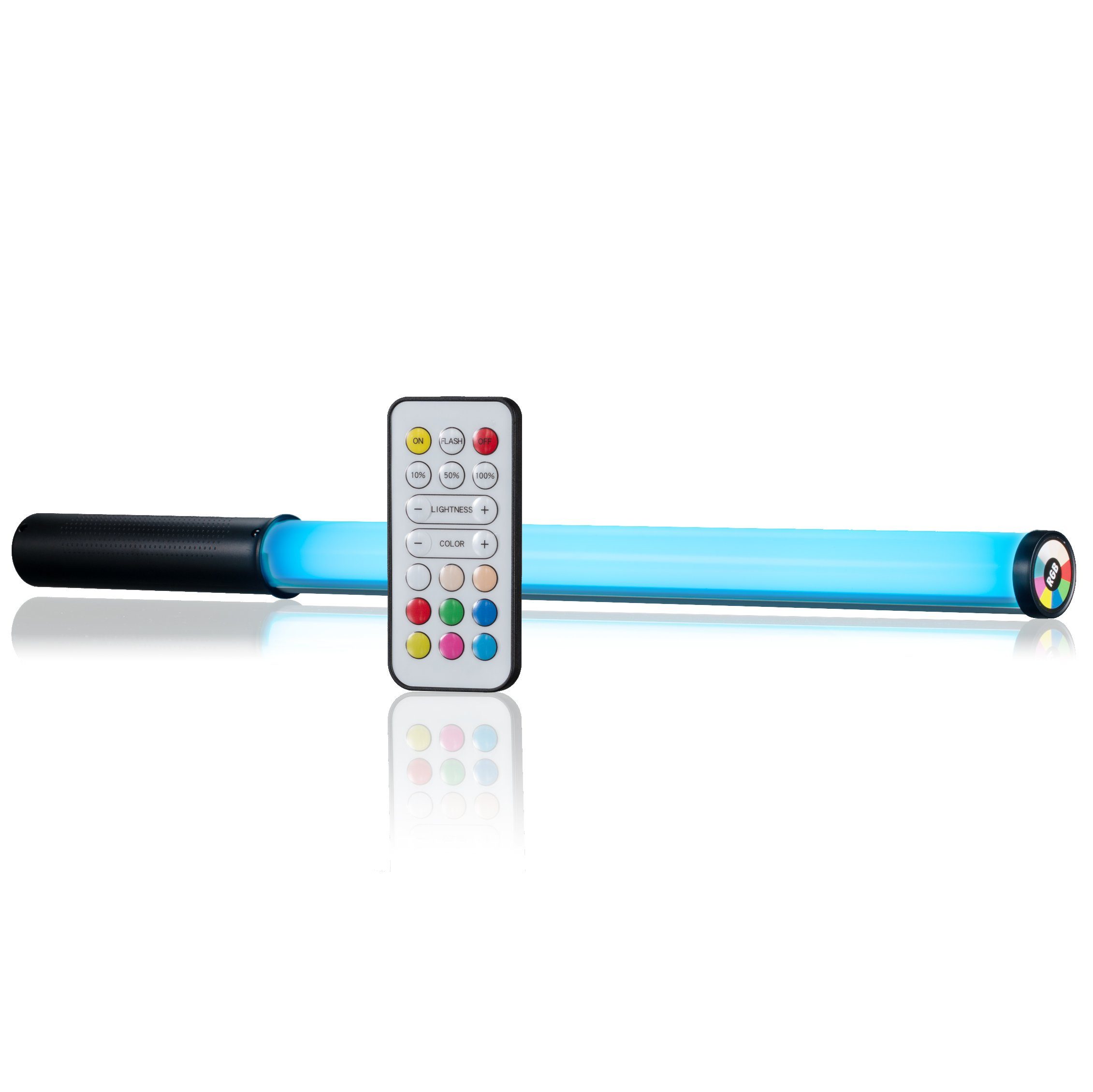 BRESSER Tageslichtlampe BRESSER BR-10RGB LED Tube 10W