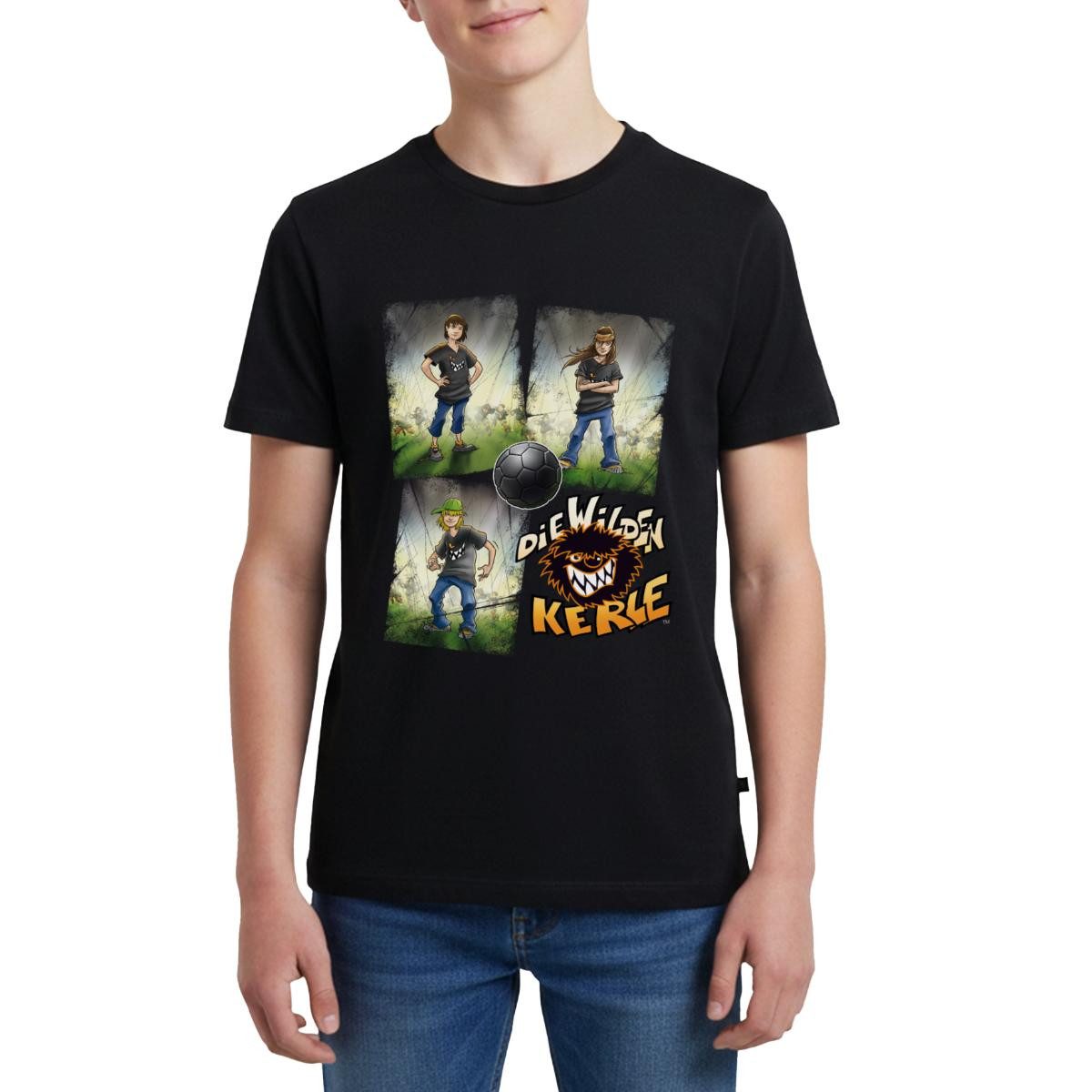 T-Shirt Die Wilden Kerle Quartett Logo Teenager Premium T-Shirt