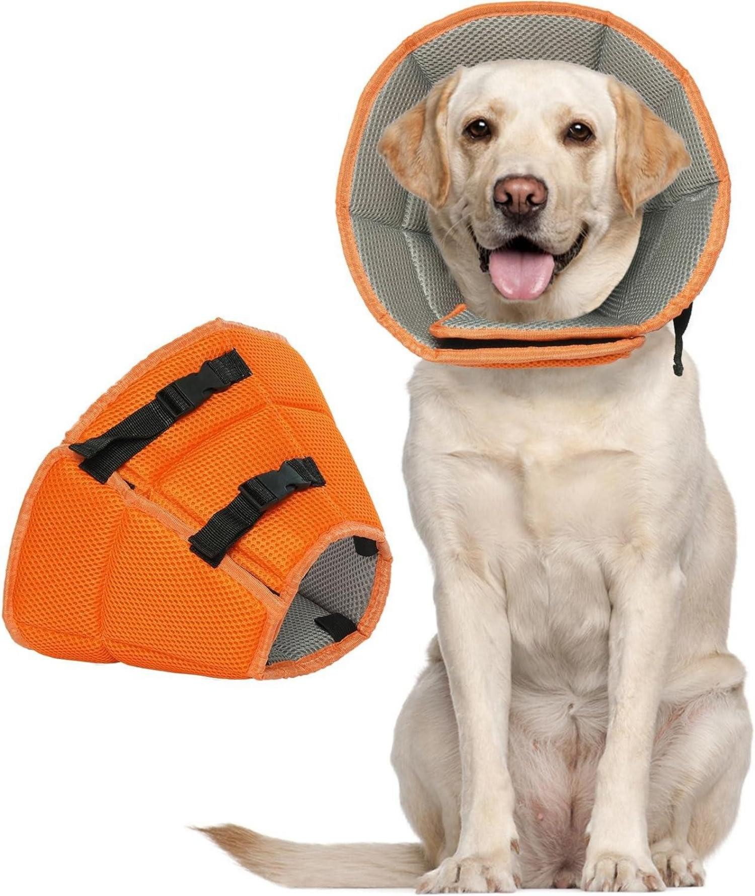 Schutzkragen Halskrause Hund Leckschutz Schutzkragen Einstellbar Biss Leckwunden