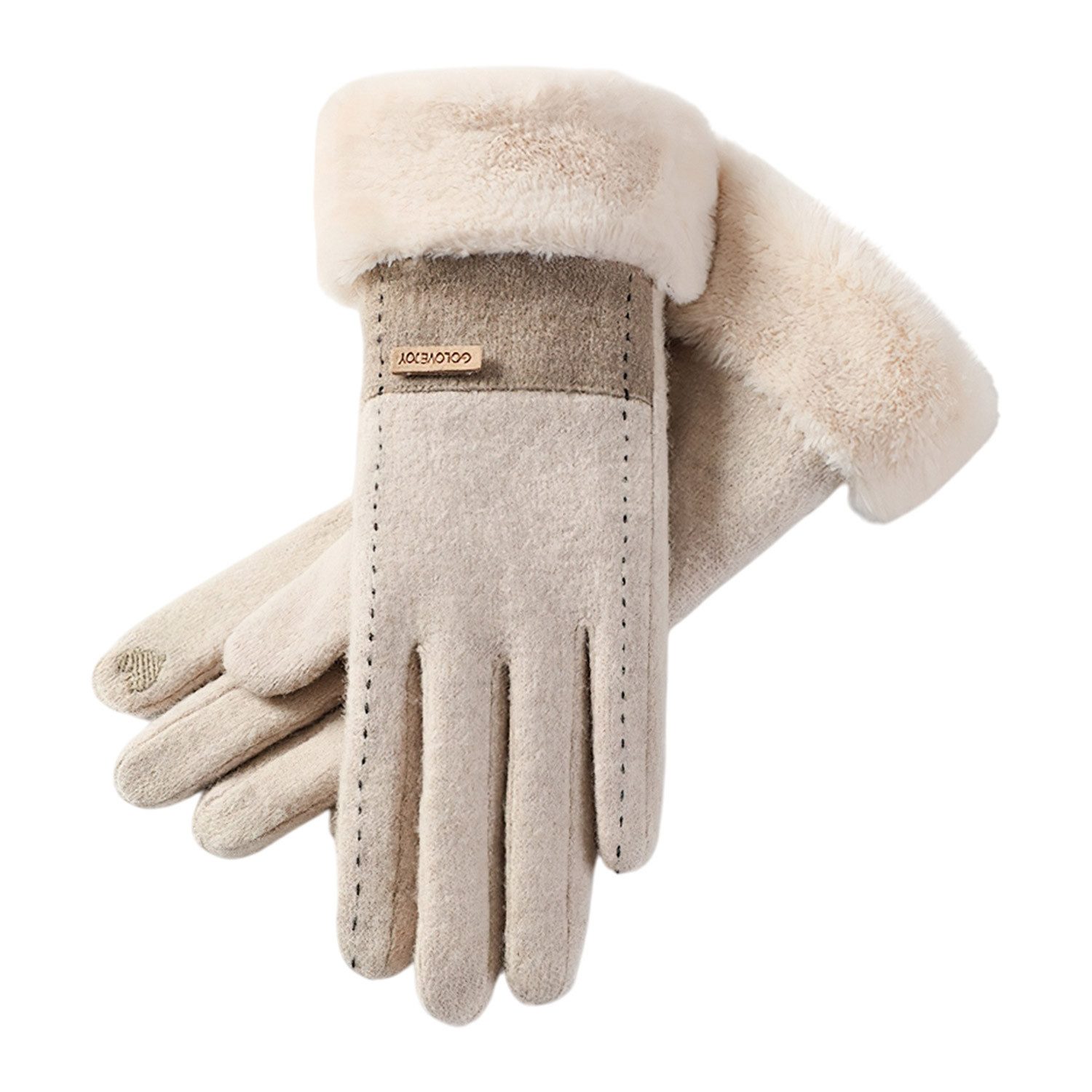 Refttenw Fleecehandschuhe Damen Touchscreen Winterhandschuhe,Warme Handschu günstig online kaufen