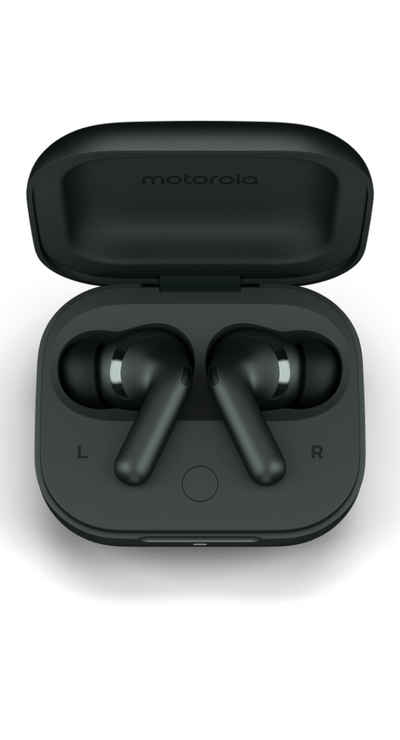 Motorola Moto Buds+ Bluetooth-Kopfhörer (Bluetooth, Stereo USB-C, Sound by Bose, Noise Cancelling, Dolby Headtracking)