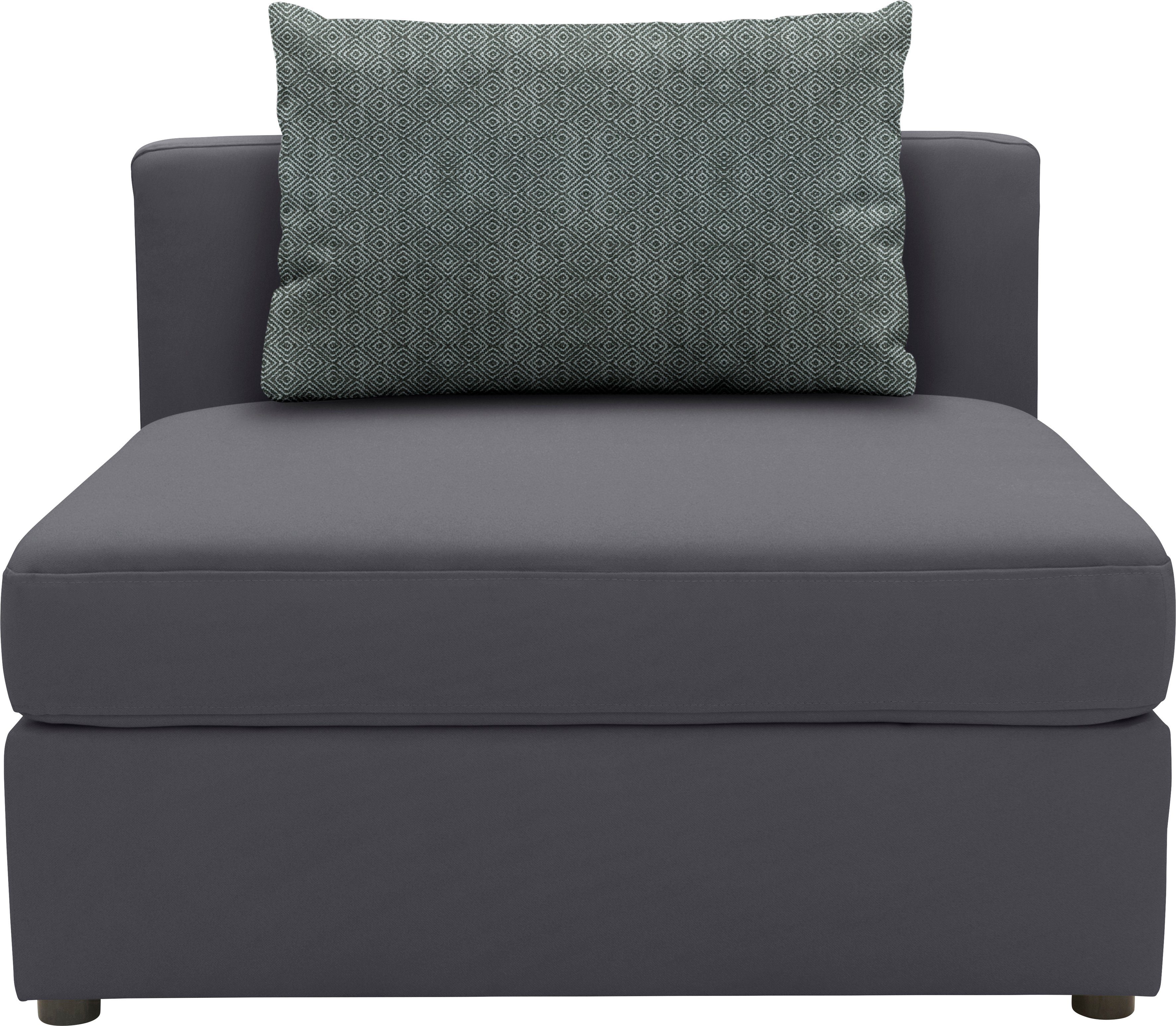 DOMO collection Sofa-Mittelelement Outdoor, incl. Speziell für Solskin, Schutzhülle witterungsbeständig