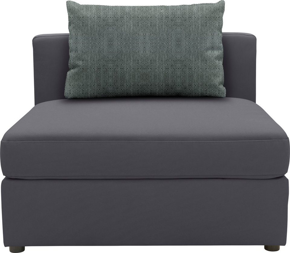 DOMO collection Sofa-Mittelelement Solskin, Speziell für Outdoor,  witterungsbeständig, incl. Schutzhülle