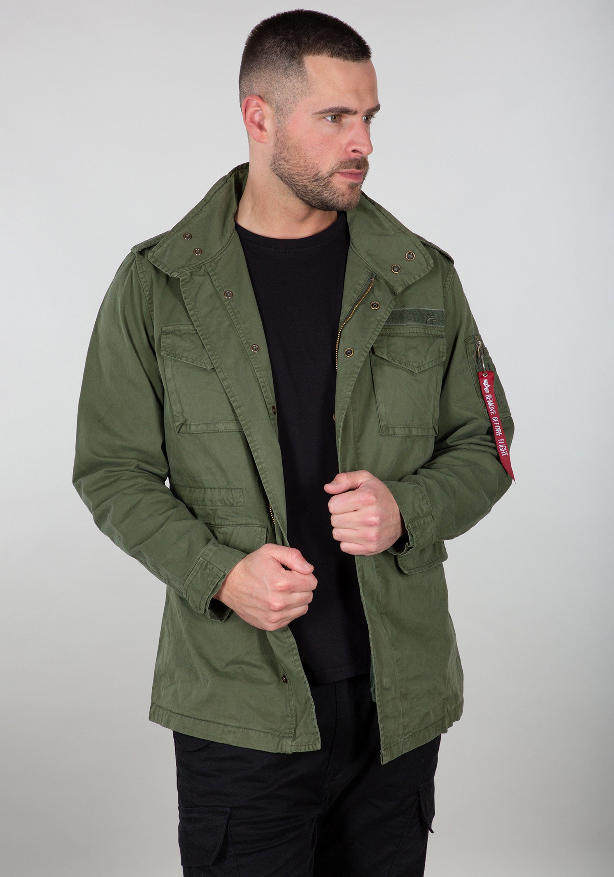 Alpha - Men Jackets Alpha Fieldjacket Huntington olive Field dark Industries Industries