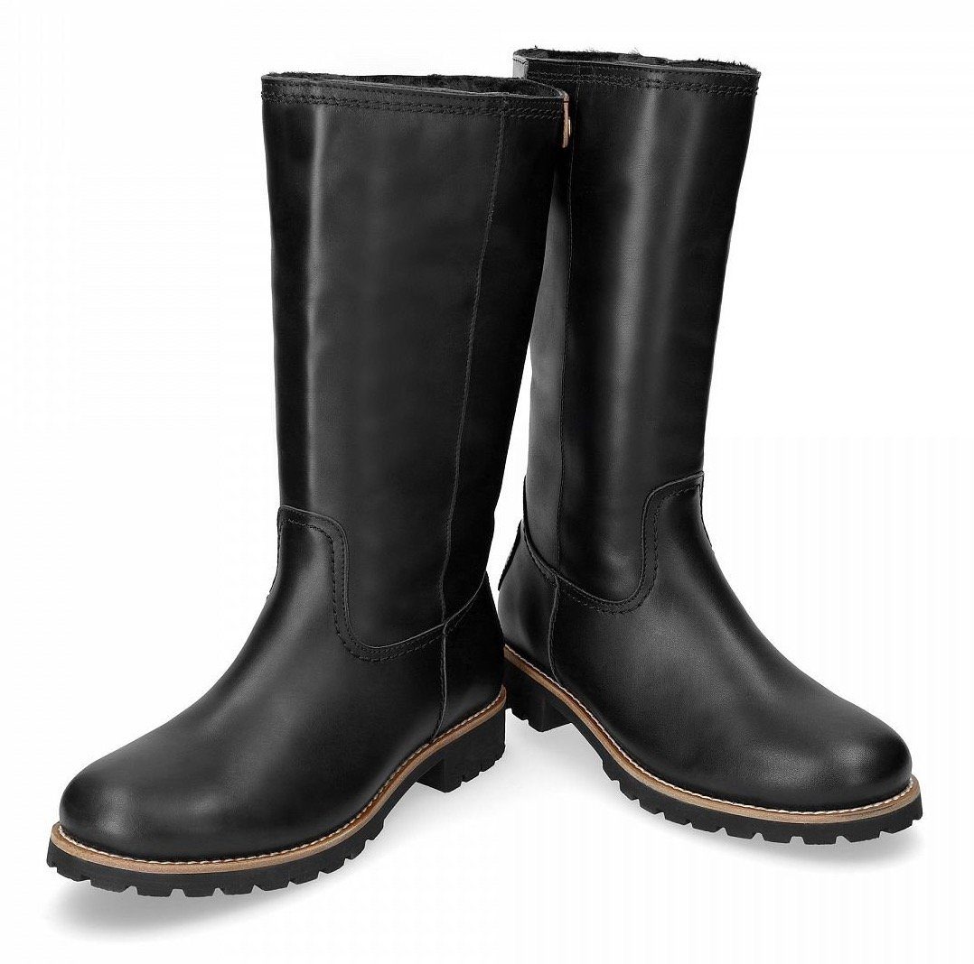 Winterstiefel Jack mit Panama Bambina Lammfellfutter Igloo schwarz