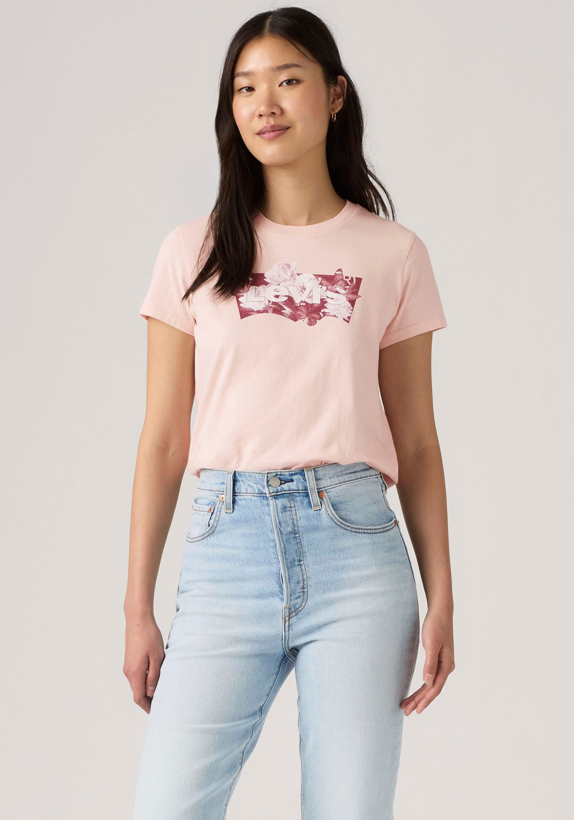 Levi's® T-Shirt LSE THE PERFECT TEE mit Logodruck