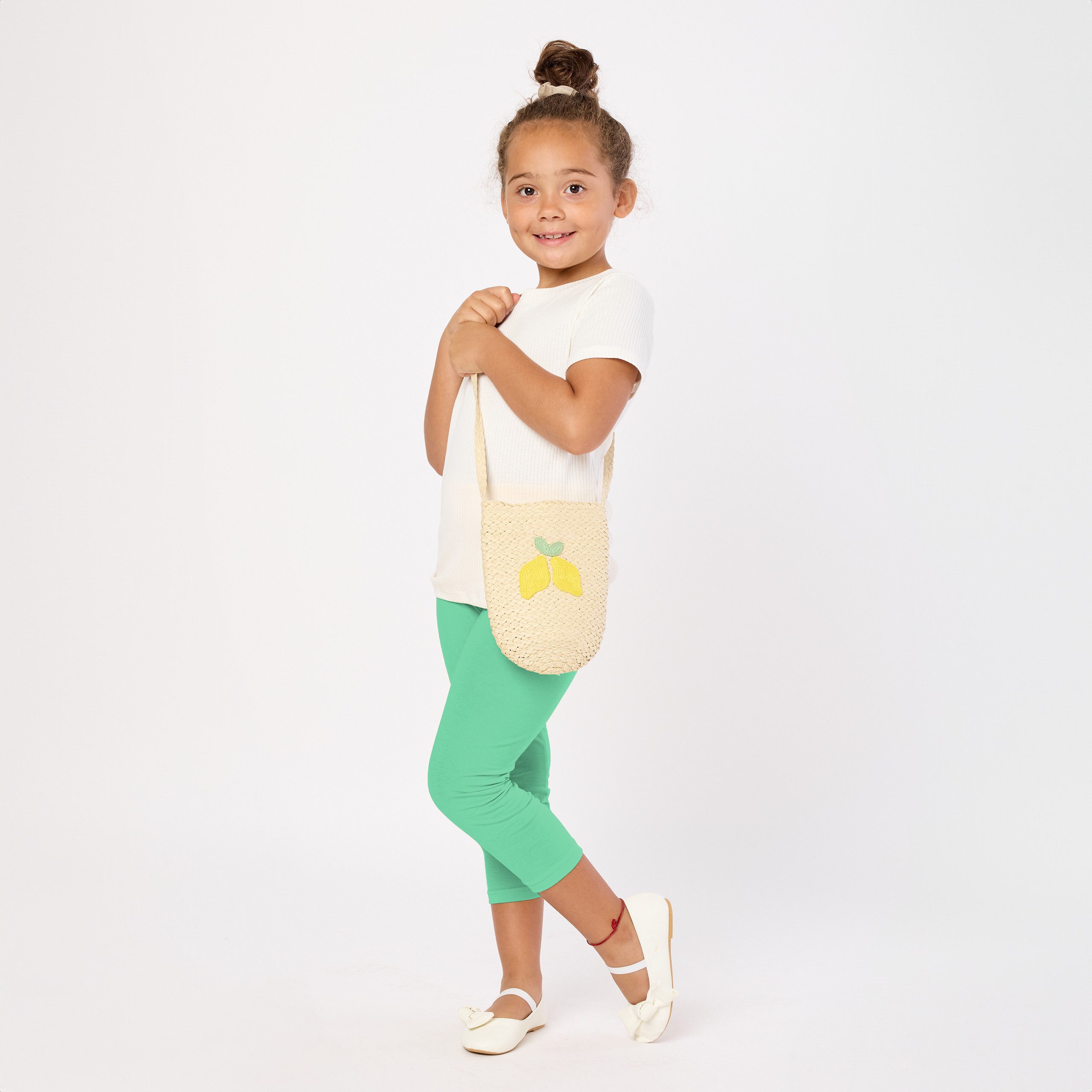 Merry Style Leggings Mädchen 3/4 Capri MS10-131 (1-tlg) elastischer Bund – Bild 4 von 5