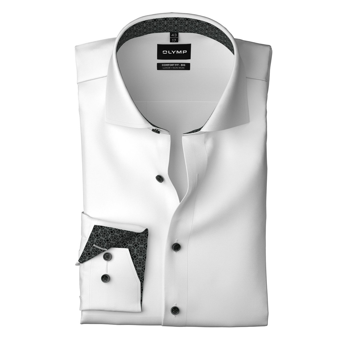 OLYMP Langarmhemd Big & Tall Neue COMFORT FIT BIG Kollektion, New-Kentkrage günstig online kaufen