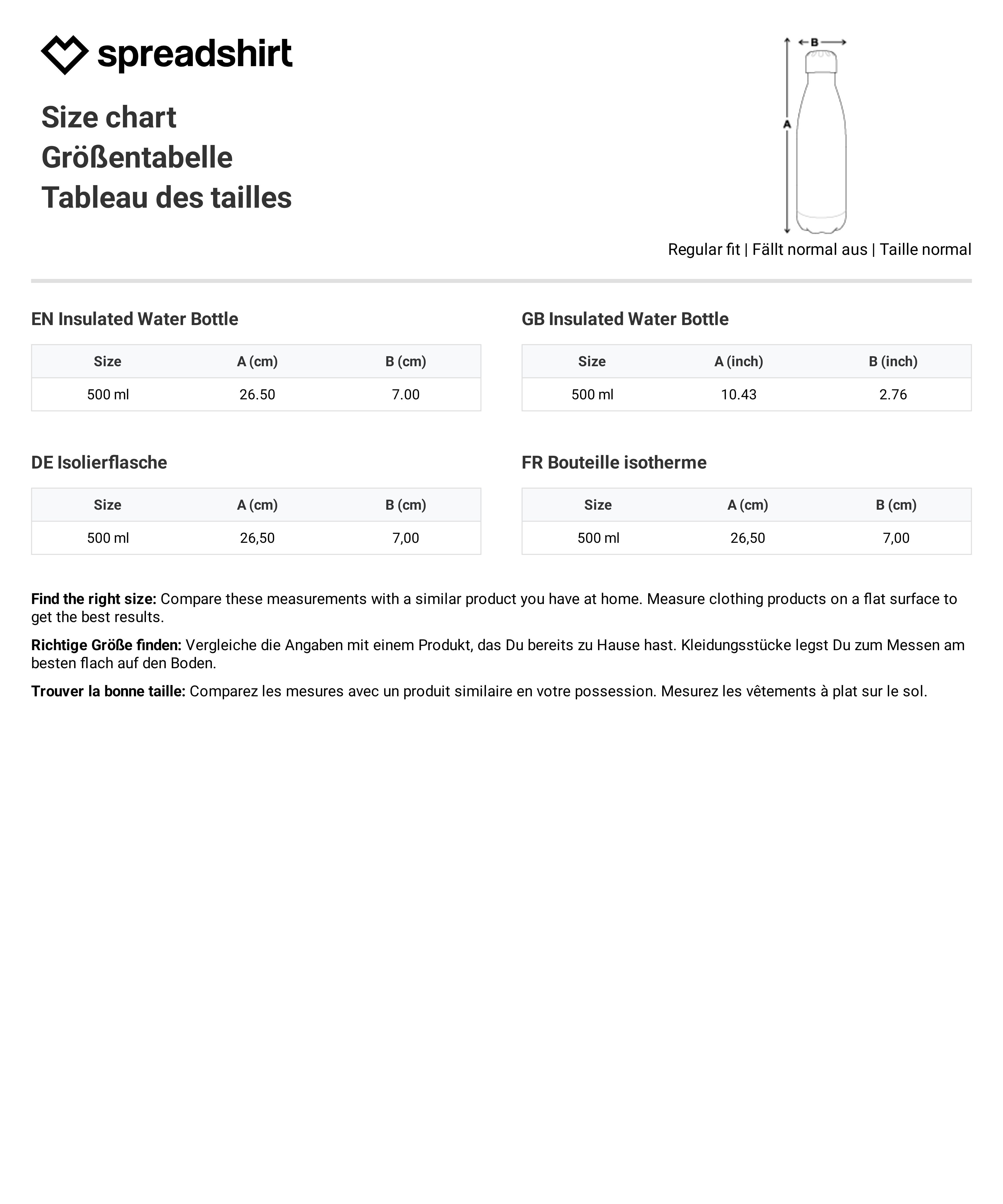 Spreadshirt Isolierflasche Du Denkst Der Abschied Ist Schwer Für Uns Spruch Isolierflasche