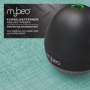 MyBeo Fusselrasierer elektrischer Fusselentferner mit Akku, wiederaufladbar, inkl. USB Ladekabel, für Verschiedene Stoffe