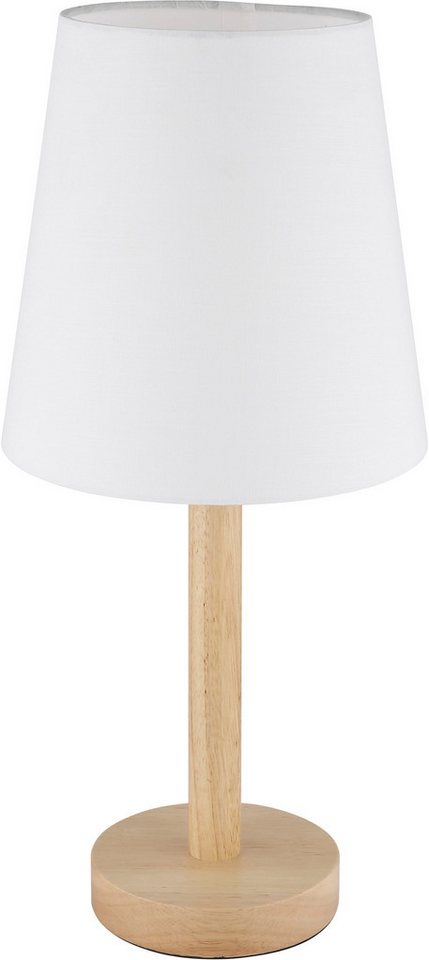 NOWA Tischleuchte JORIS, ohne Leuchtmittel, Tischlampe, Textil, Schlafzimmer, Wohnzimmer