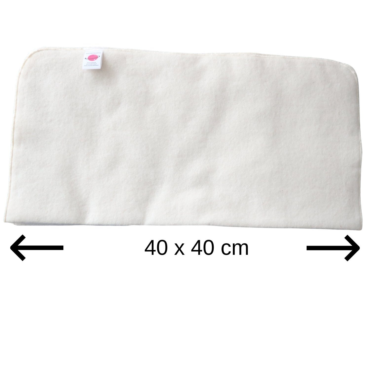 Babymajawelt Stoffwindeln Windeleinlagen 40x40 SUPER SOFT Faltwindeln Einlagen Babywindeln (Set, 10-St., 10 Stück), Waschbar, Allergikergeeignet, Weich, Saugfähig, Made in EU