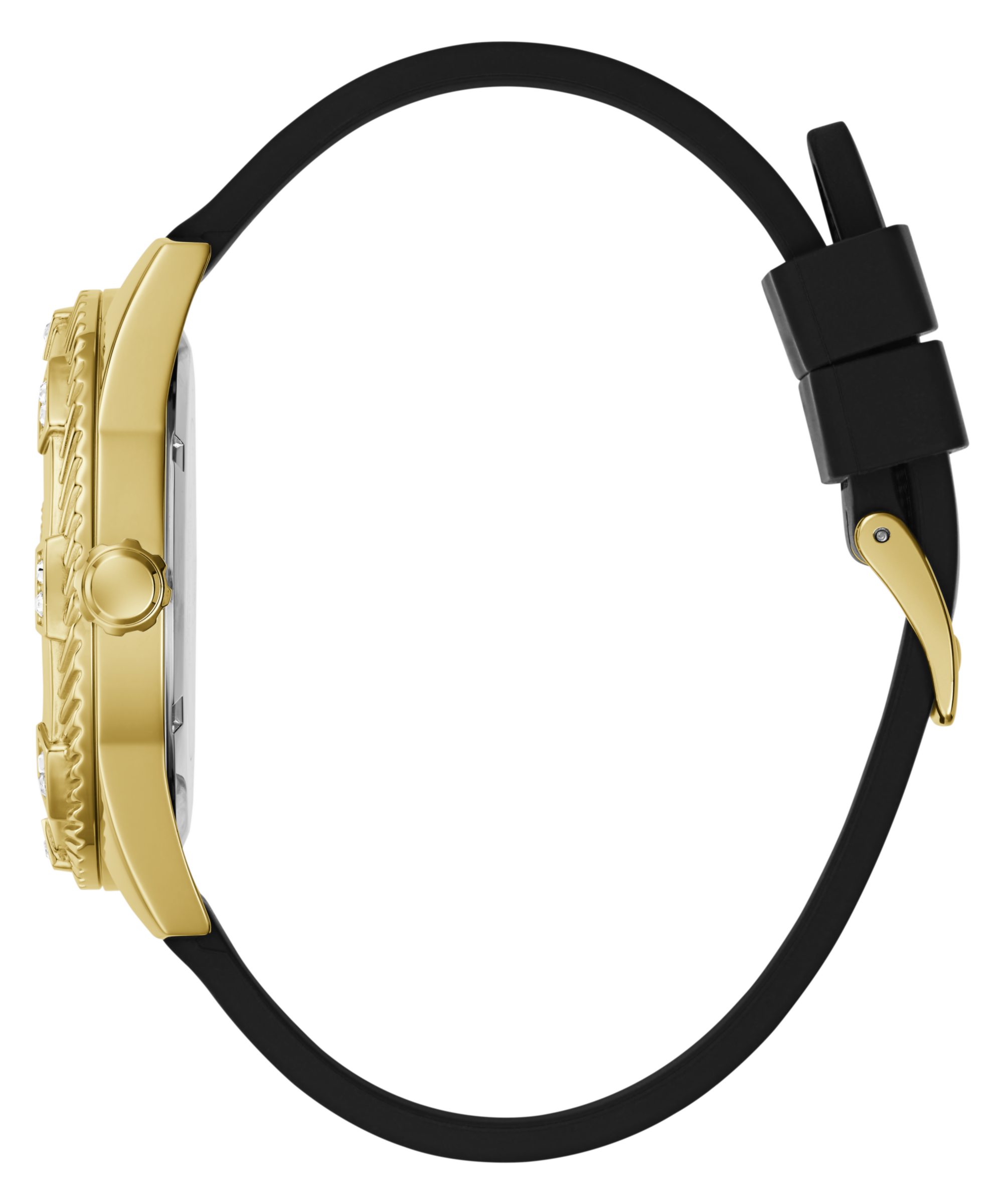 Guess Quarzuhr BEAST GW1138G2, Armbanduhr, Herrenuhr, Silikonarmband, analog