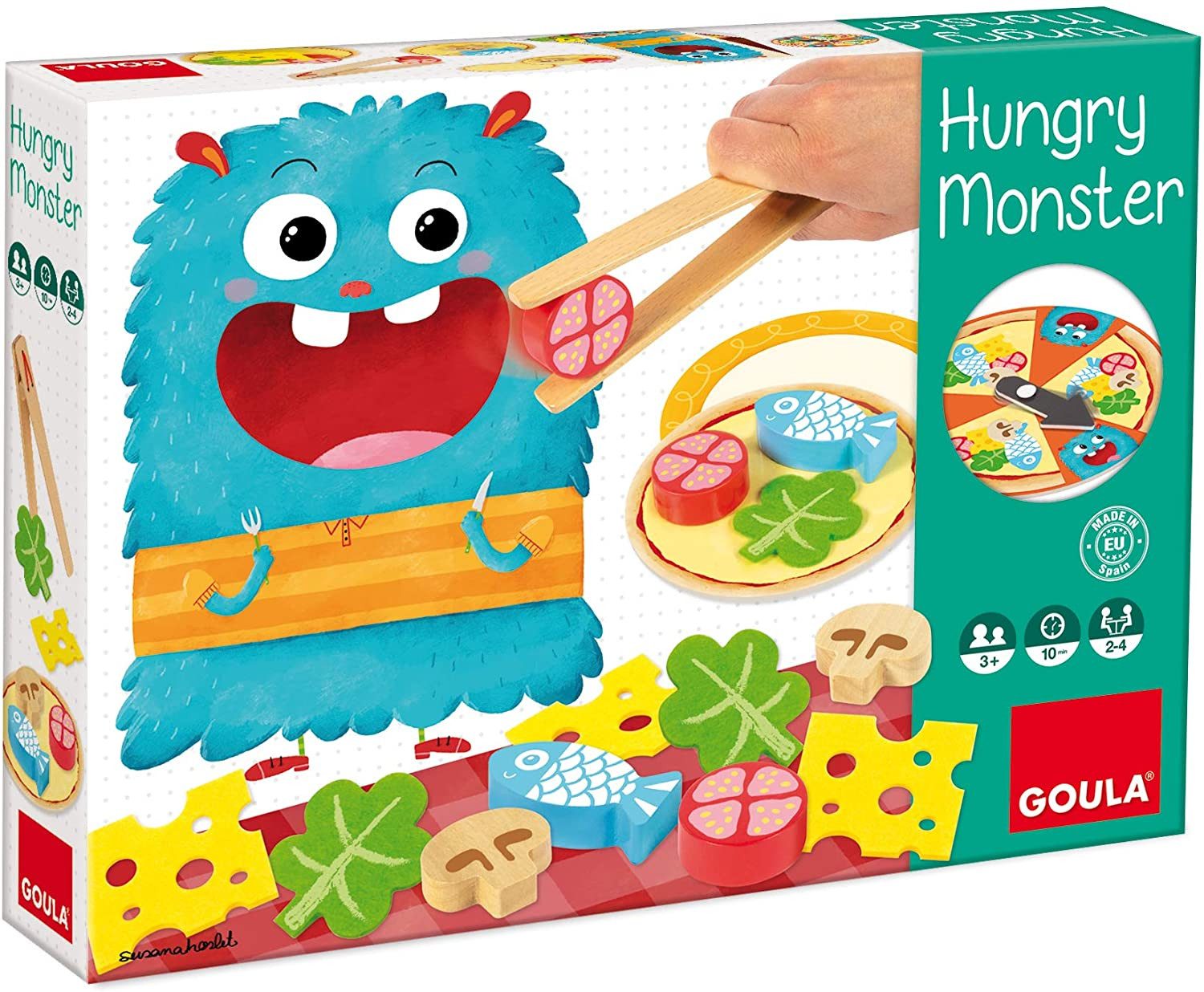 Goula Spiel Goula 53172 Hungry Monster, Kinderspiel, Goula 53172 Hungry Monster, Kinderspiel, Made in Europe