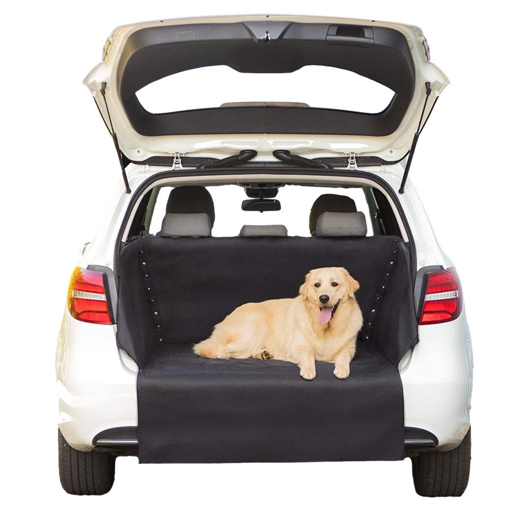 WEPO Tier-Kofferraumdecke Autoschondecke für Kofferraum - Auto Hundedecke, Ladekantenschutz & Seitenschutz!