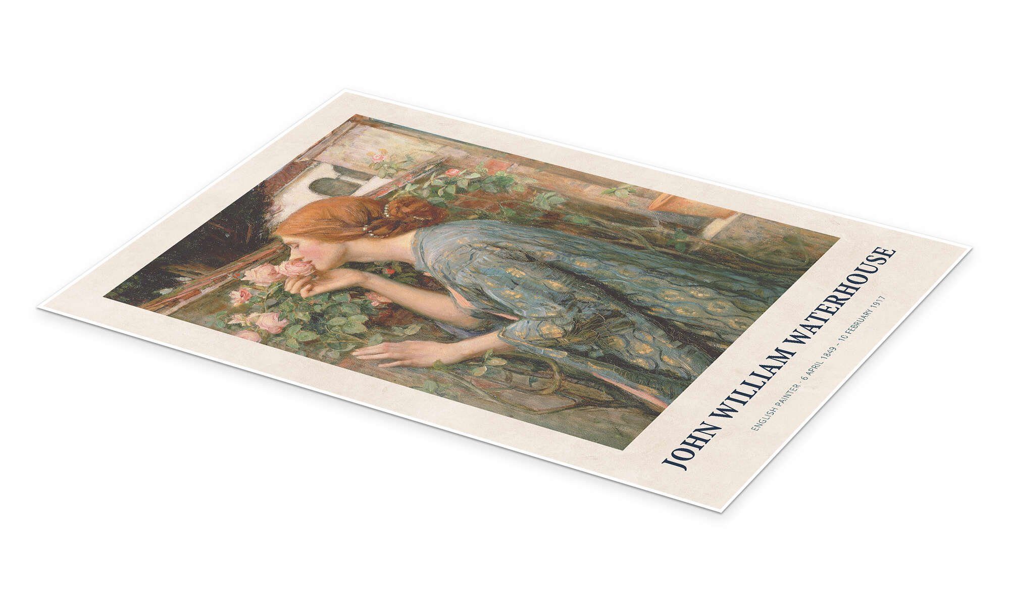 Posterlounge Wandbild The Soul of the Rose, 1903, John William Waterhouse, erhältlich als Poster, Leinwandbild, Wandsticker oder Acrylglasbild