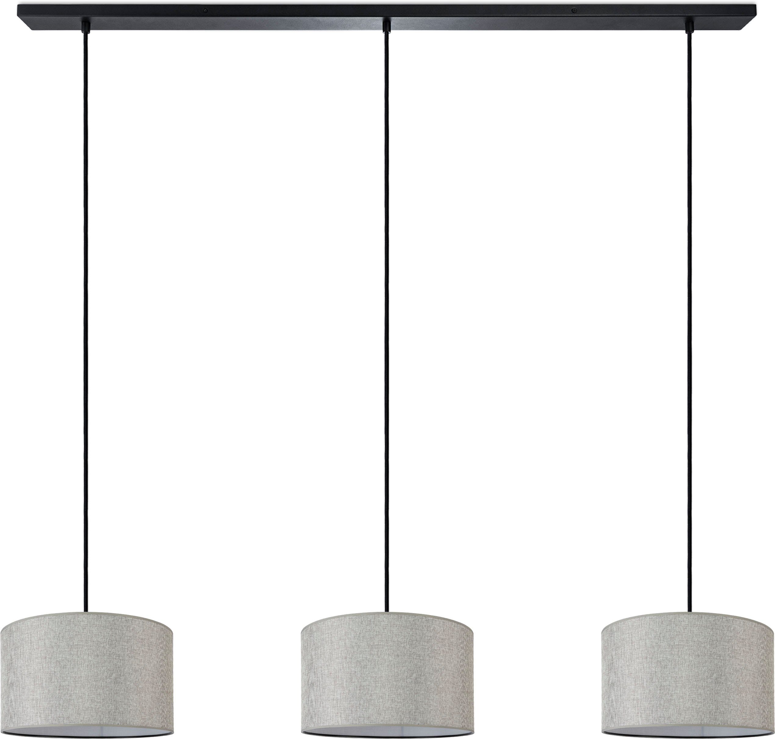 Paco Home Pendelleuchte HUGO CANVAS UNI günstig online kaufen