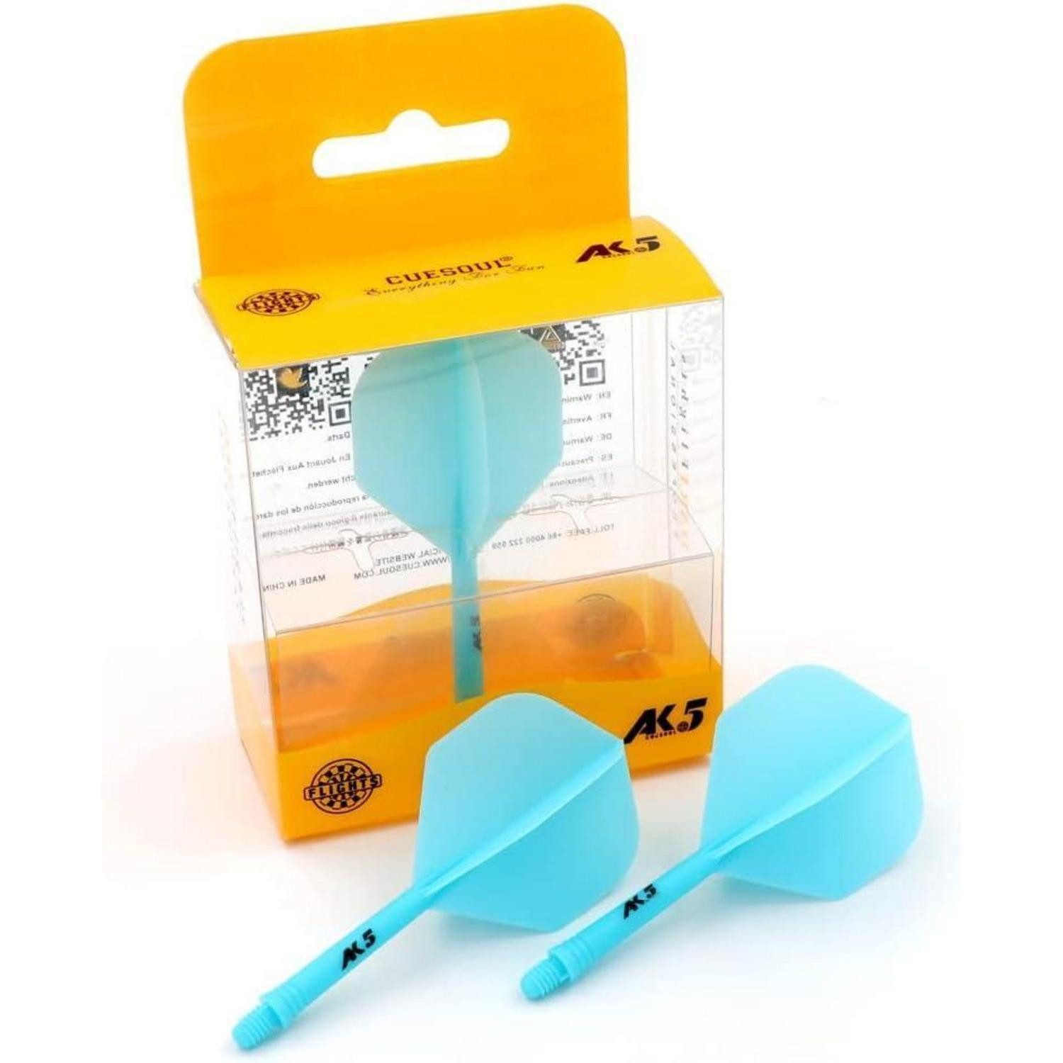 LuxusKollektion Pfeilschaft Dartschäfte Dartflights 3er Set S M L standard-blau-M CSAK-55XYS