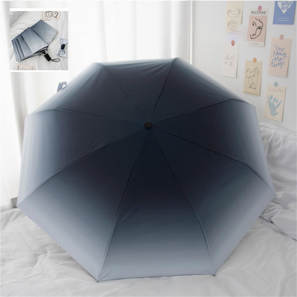 YOOdy~ Taschenregenschirm super leicht und schmal Sonnenschutz  UV-Schutzschirm