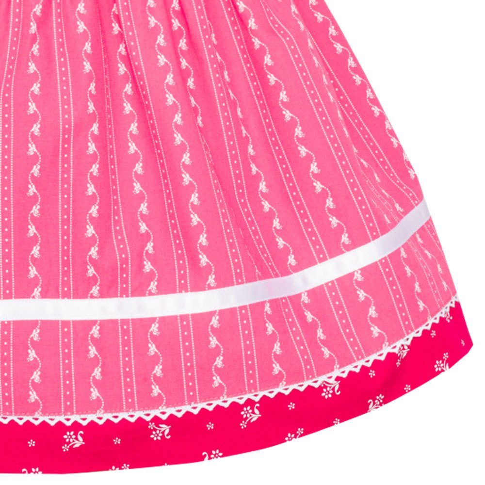 Pink Mädchen Isar-Trachten Wenderock 60808, Trachtenrock Rosa 'Lisa'