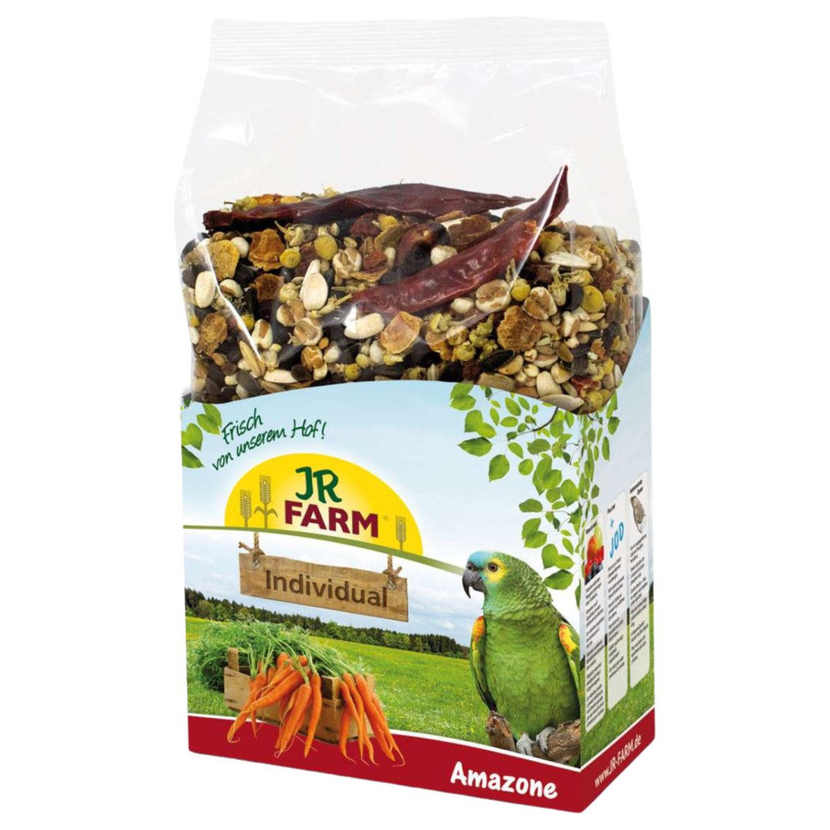 JR Farm Birds Individual Amazone 950 g - 4 Stück, Trockenfutter für: Vogel