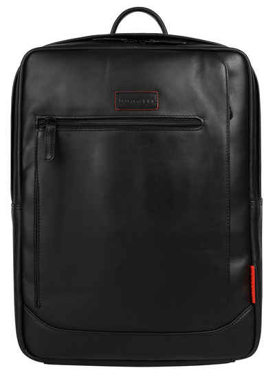 bugatti Laptoprucksack CLARK, echt Leder