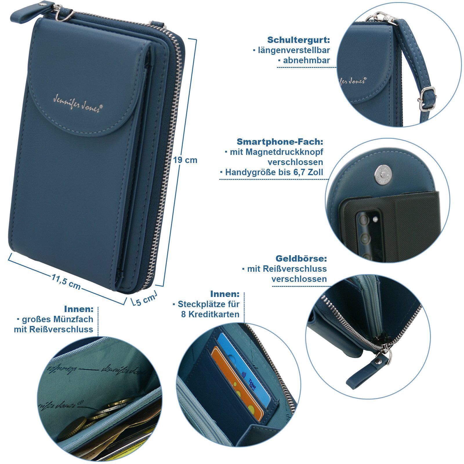 J JONES JENNIFER JONES Schultertasche 2 günstig online kaufen