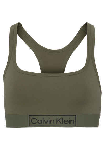 Calvin Klein Bralette mit Logodruck auf dem Unterbrustband