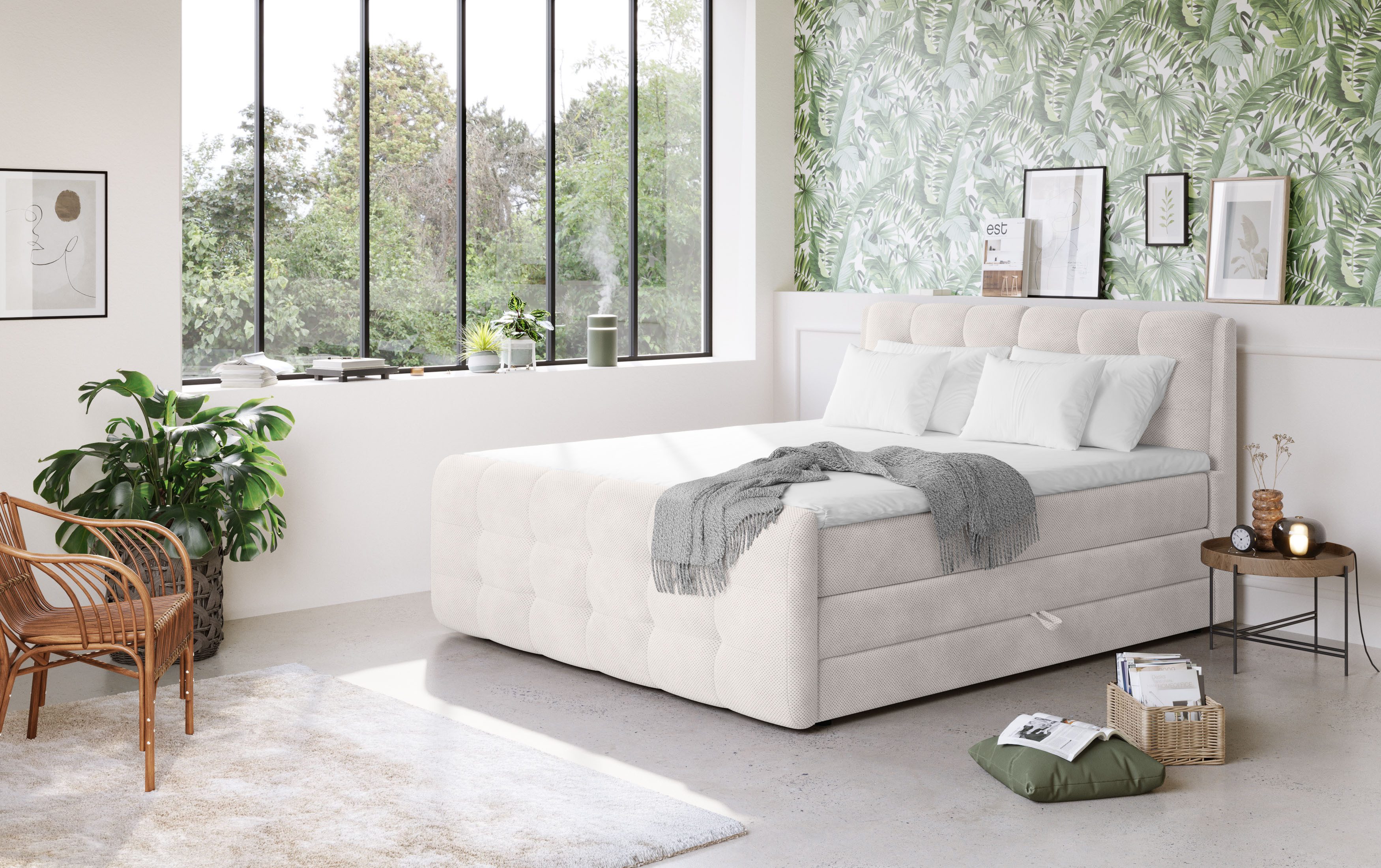 COTTA Boxspringbett Fort mit Bettkasten, inkl. Topper, erhältlich in versch günstig online kaufen