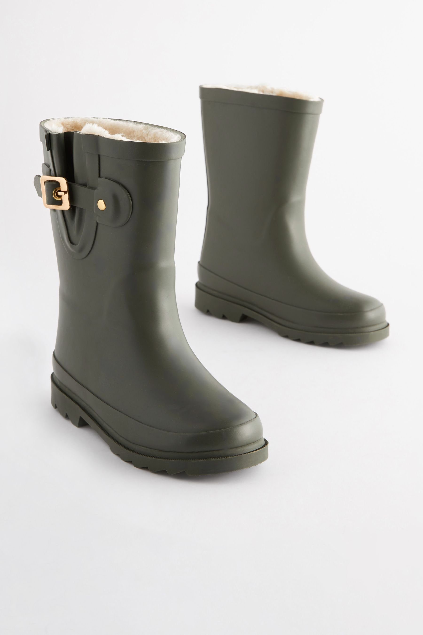 Next Gummistiefel mit Schnalle und warmem Futter Gummistiefel (1-tlg)