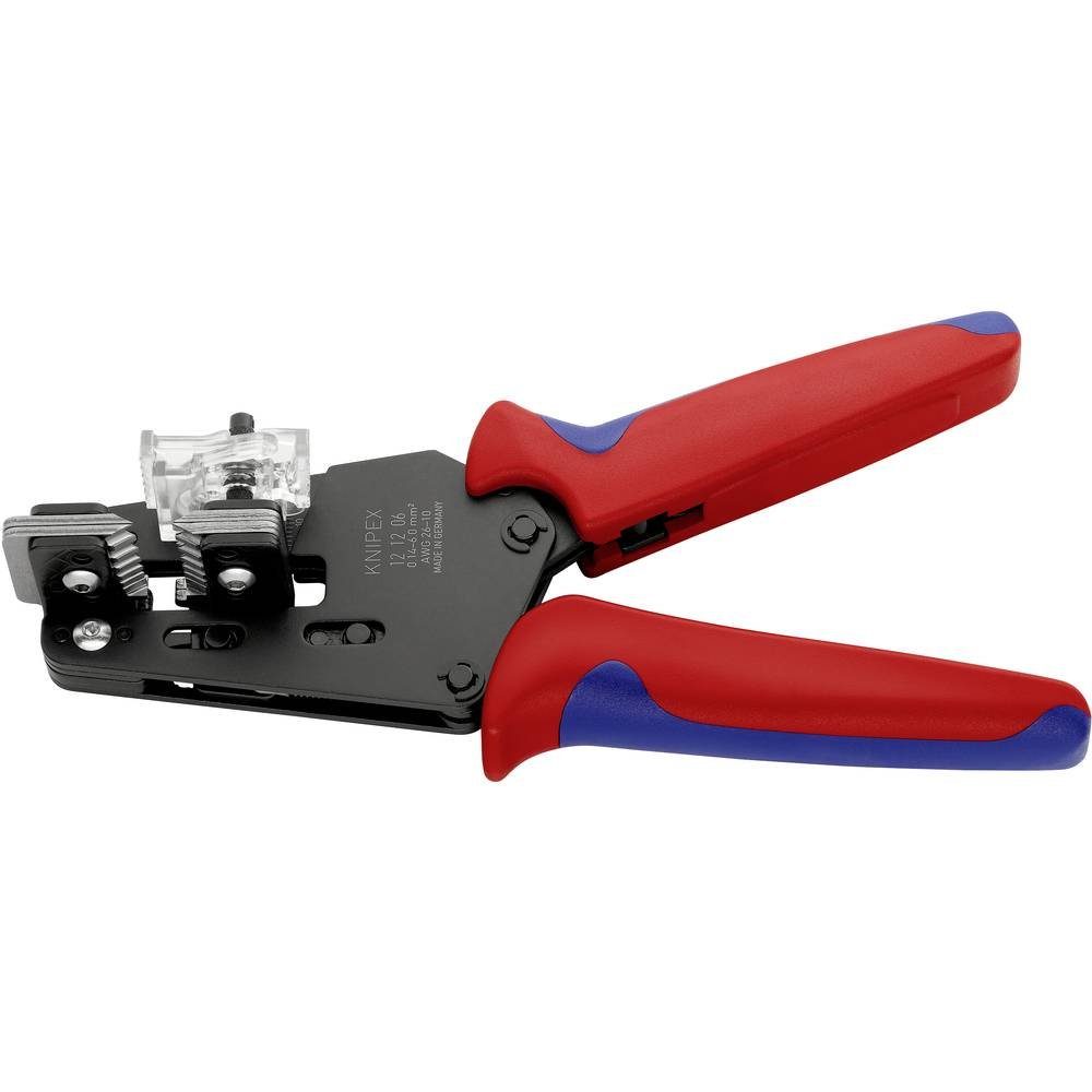 Knipex Abisolierzange Präzisions-Abisolierzange mit Formmessern 12 12 06