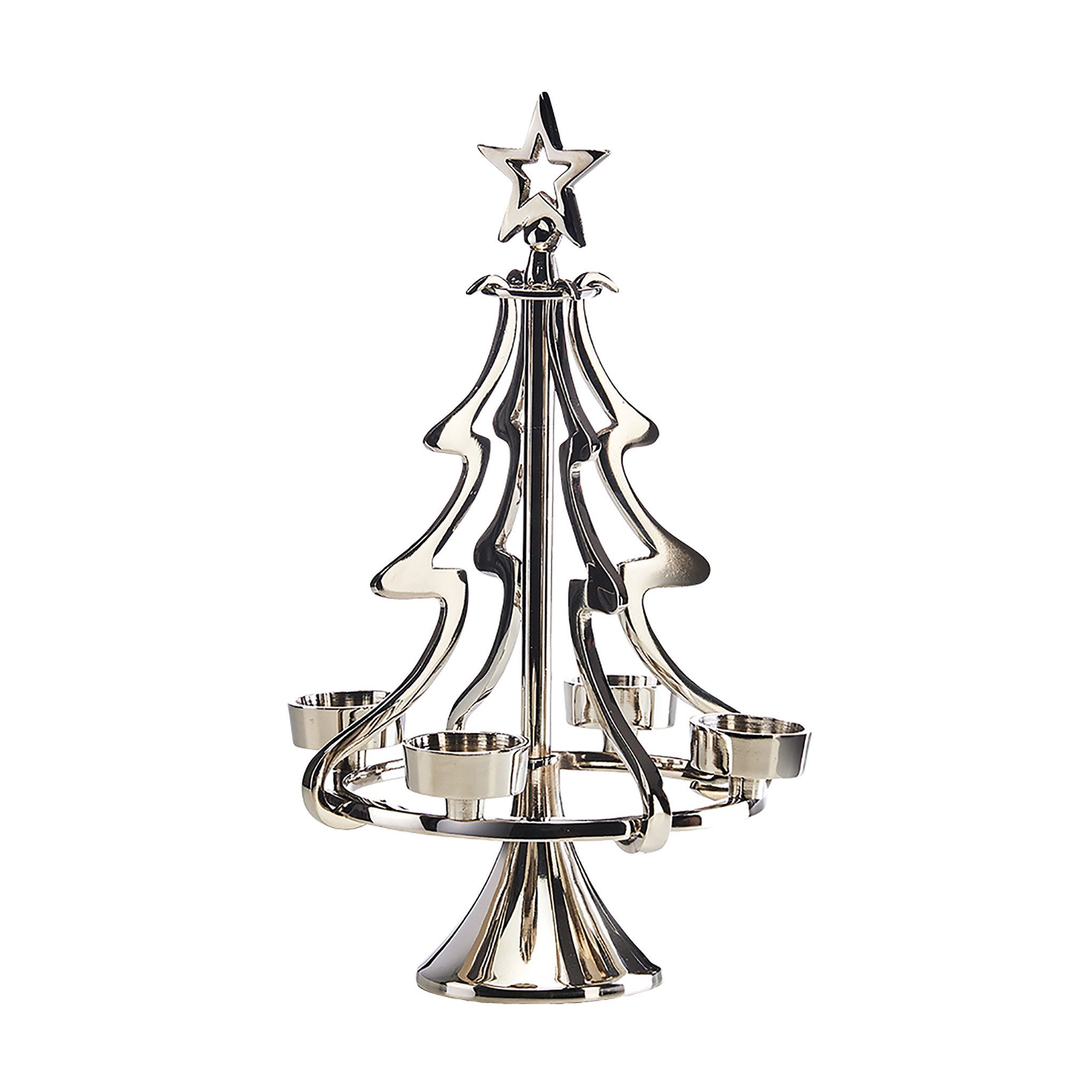 Kobolo Kerzenhalter Kerzenständer XMASTREE klein (4 Teelichter) günstig online kaufen