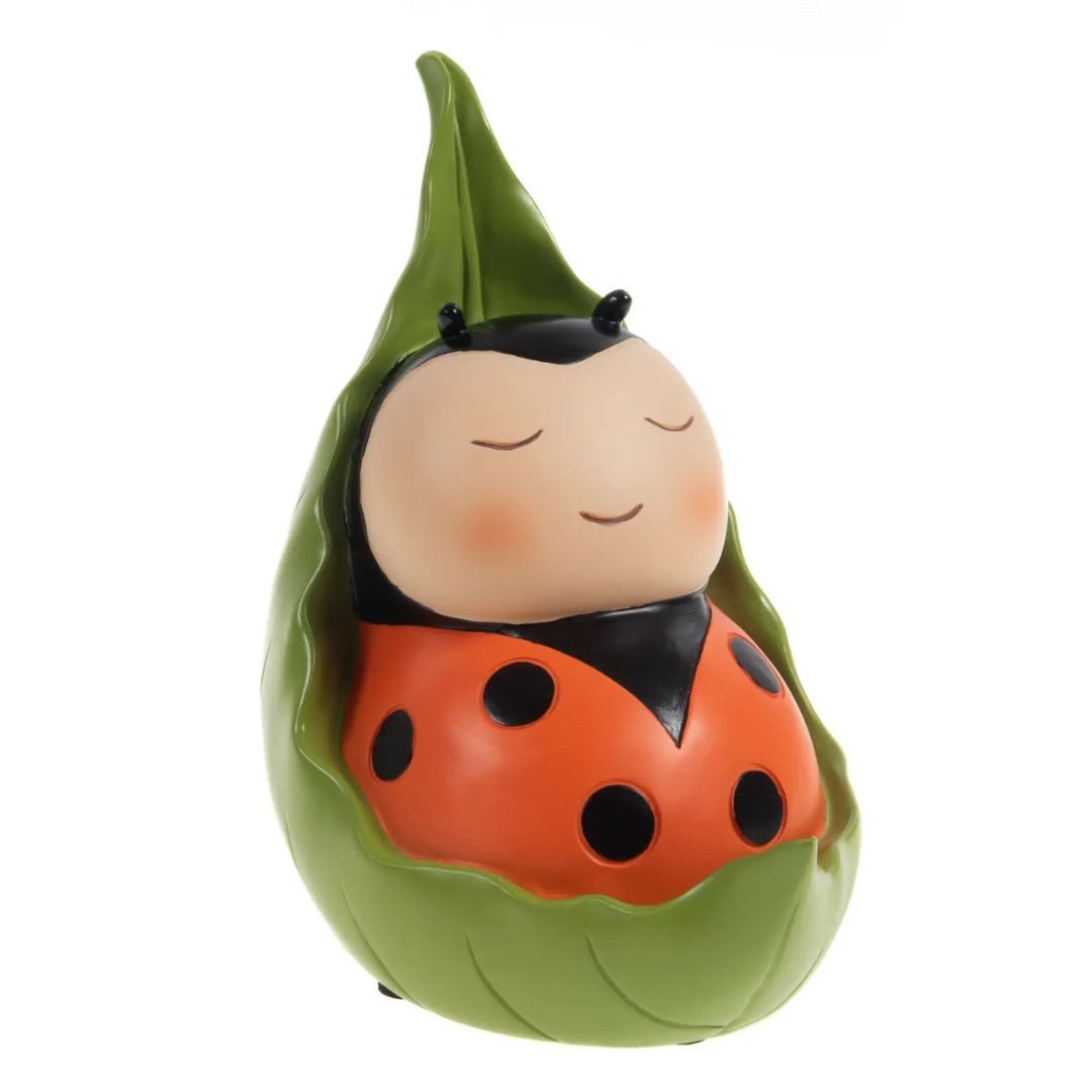 suebidou Dekofigur Kleine Nachtlampe 'Marienkäfer' Leuchtkäfer, nachhaltig, kreativ
