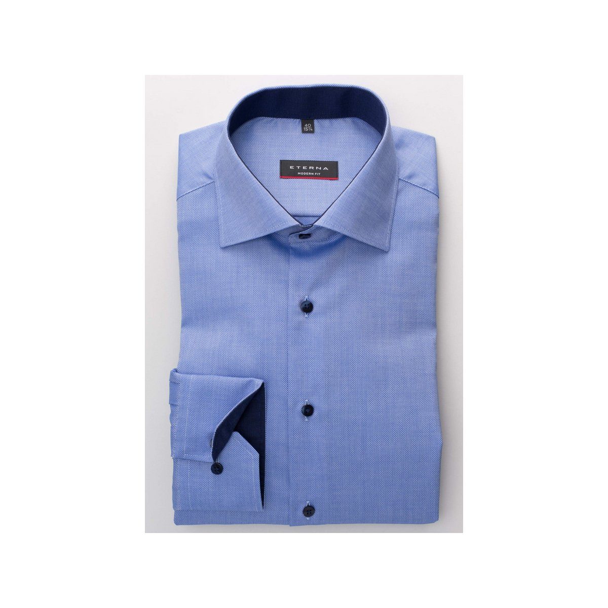 Angabe) 1-St., keine Unterhemd Eterna (keine Angabe, blau